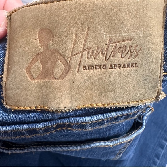 Huntress Riding Apparel jeans, no size tag, denim, equestrian, horses - Picture 8 of 9